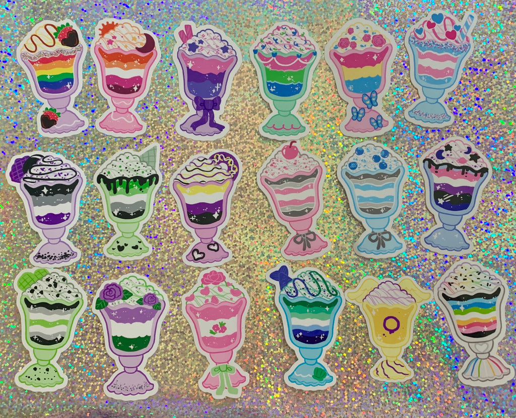 Pride Milkshake ~ Stickers