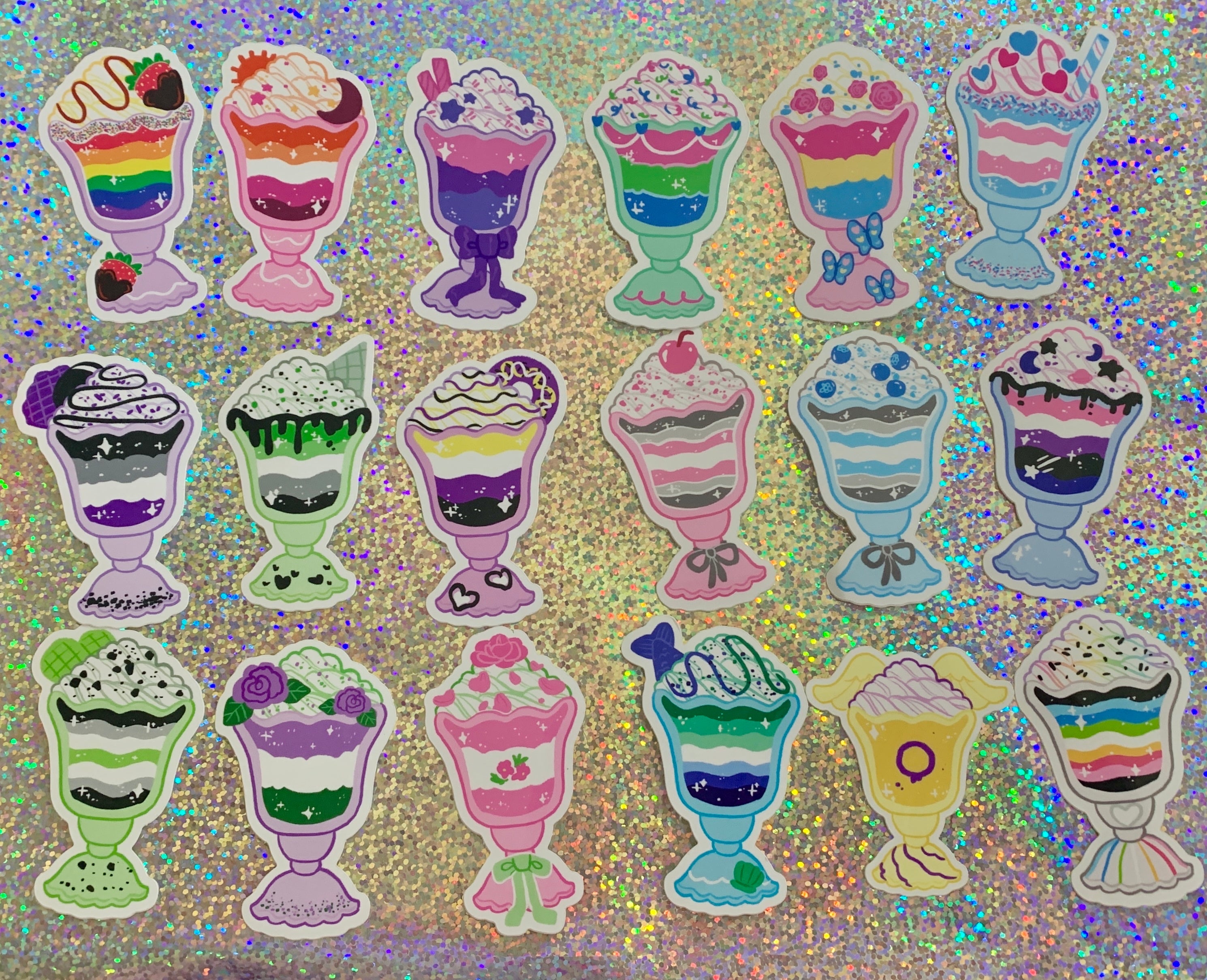 Pride Milkshake ~ Stickers