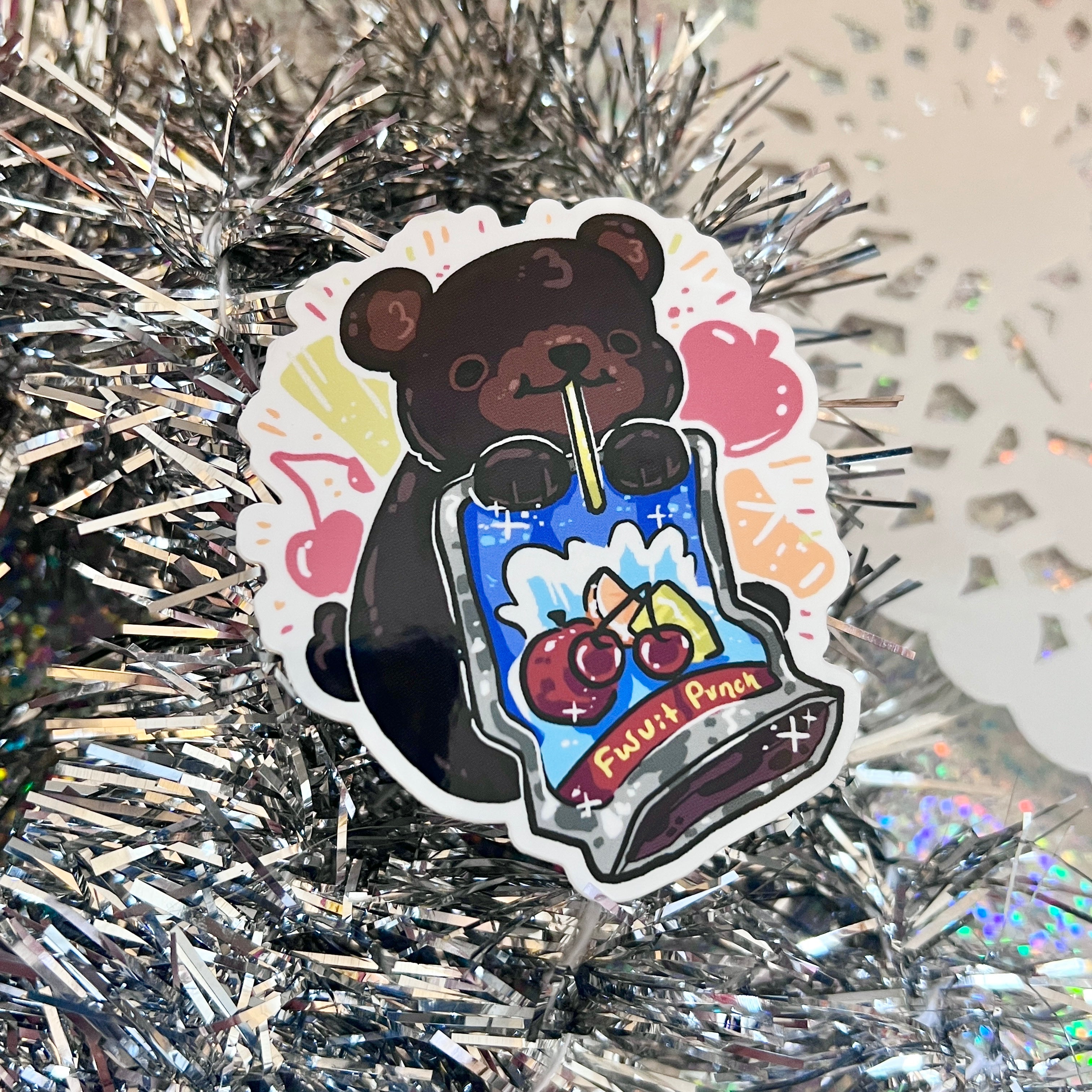 Fruit Juice Pouch Bear :3 ~ Sticker