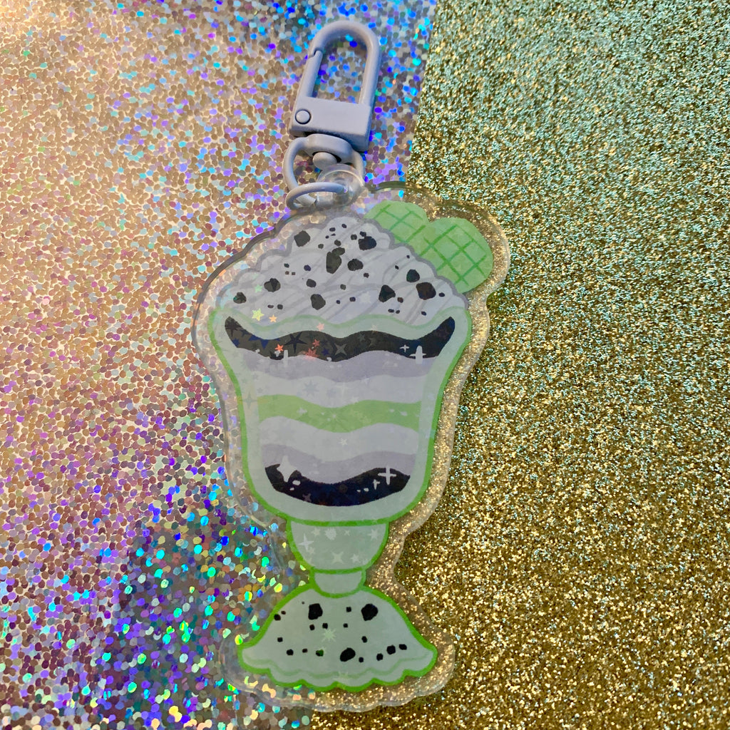 Pride Milkshake ~ HOLO Acrylic Charms