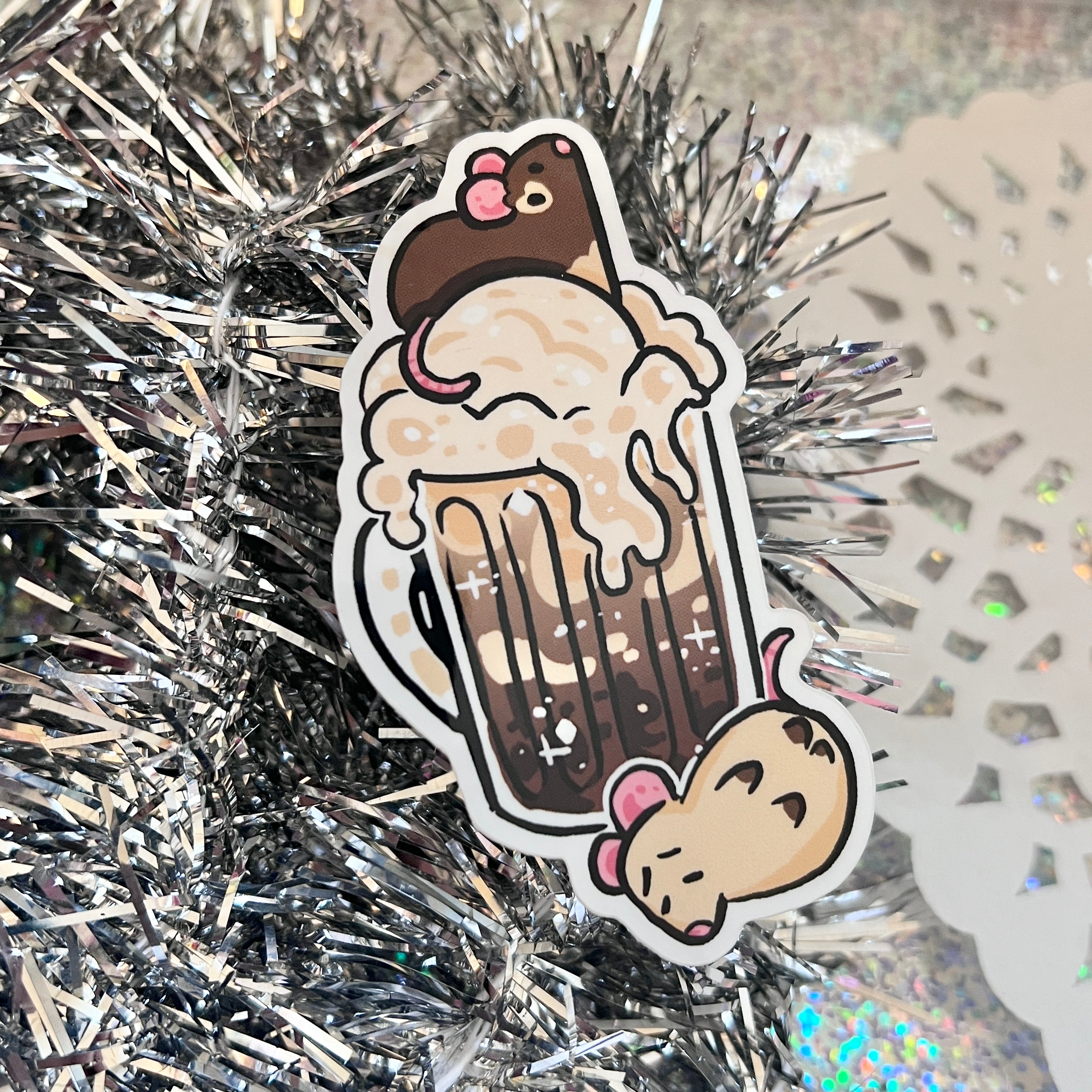 Rat Root Beer Float ~ Sticker