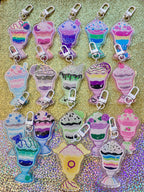Pride Milkshake ~ HOLO Acrylic Charms