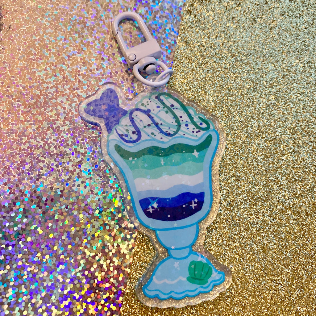 Pride Milkshake ~ HOLO Acrylic Charms