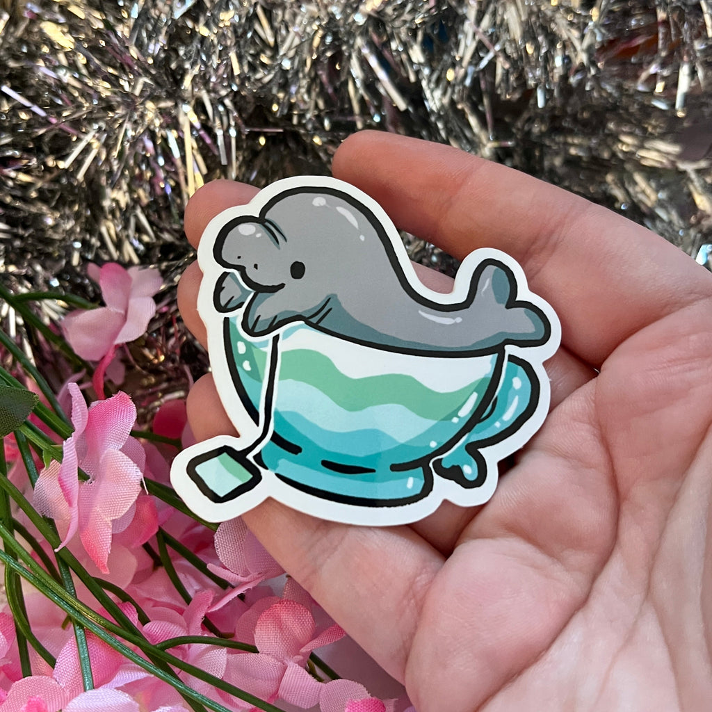 Manatee Tea :) ~ Sticker