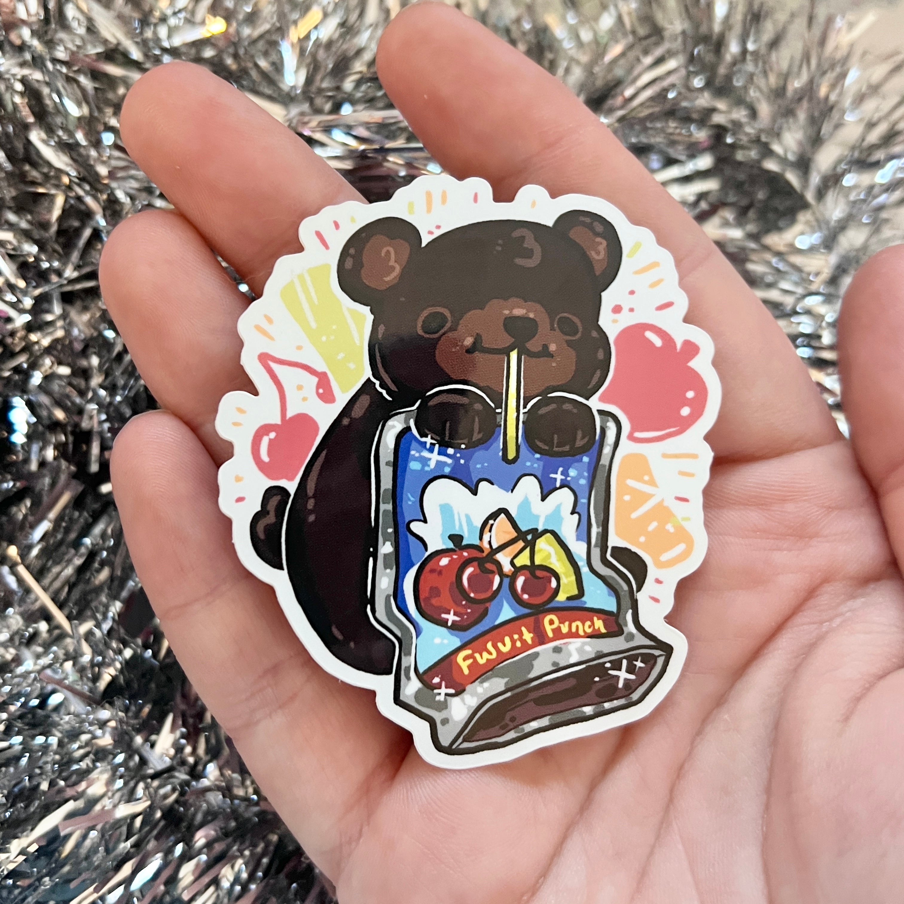 Fruit Juice Pouch Bear :3 ~ Sticker