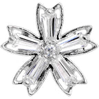 Clear CZ Gem Lil Lily Cartilage Tragus Earring