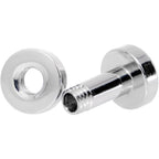 8G Aurora Ferido Crystal Steel Screw Fit Plug Set