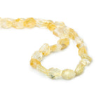 14-15mm Light Citrine Faceted Nuggets 14inch 25pcs