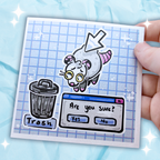 Internet Trash Opossum ~  Shimmer Print