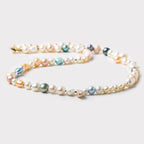 7x5mm Multi Color Baroque Pearls 16 inch 87 beads