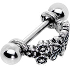 16G 9/16 Dragonfly Garden Helix Cuff Cartilage Earring