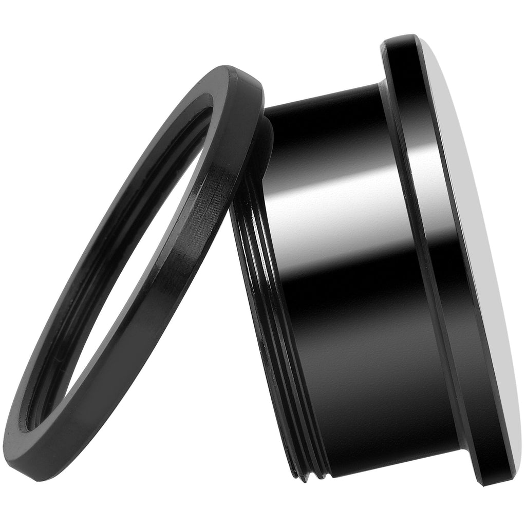 Full Color Owl Black Anodized Screw Fit Plug Set 18mm