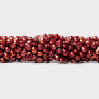 Raspberry Baroque Freshwater Pearls 15 inch 90 beads 6x4mm-4x4mm