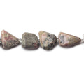 Rhodonite Beads Faceted 16-20mm Nuggets