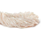 7x4mm Rose Quartz Plain Rectangles 13.5 inches 38 beads