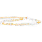 3mm Shaded Citrine Faceted Rondelle