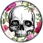 Floral Border Skull Tragus Cartilage Earring