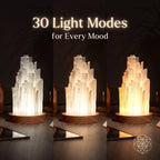 The Cleanse-All Selenite Lamp - 2 Pounds of Healing Power
