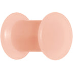 2G Light Flesh Tone Silicone Double Flare Plug Set