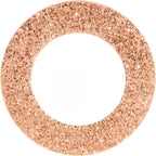 Rose Gold PVD Sandblasted Screw Fit Tunnel Plug Set 5mm to 16mm