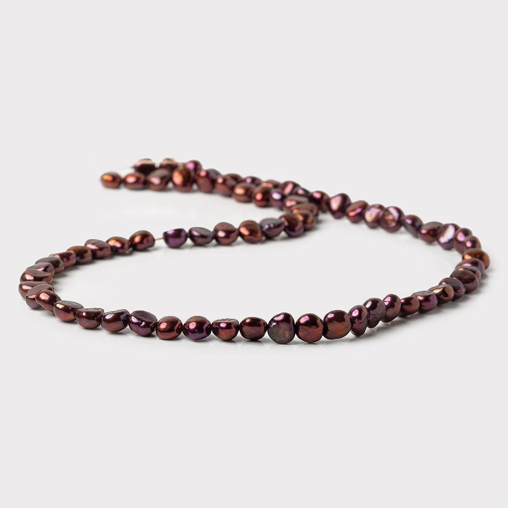 Wine Baroque Freshwater Pearls 16 inch 70 beads 7x6mm