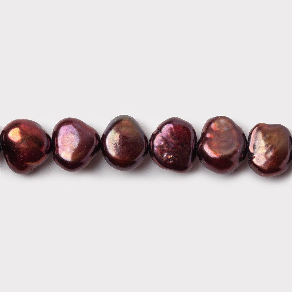 Wine Baroque Freshwater Pearls 16 inch 70 beads 7x6mm