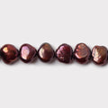 Wine Baroque Freshwater Pearls 16 inch 70 beads 7x6mm
