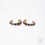 Wisdom & Willpower - Onyx Earrings of Resilience