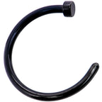 18G 3/8 Pack Set of 3 Assorted Stainless Steel Nose Hoop Rings