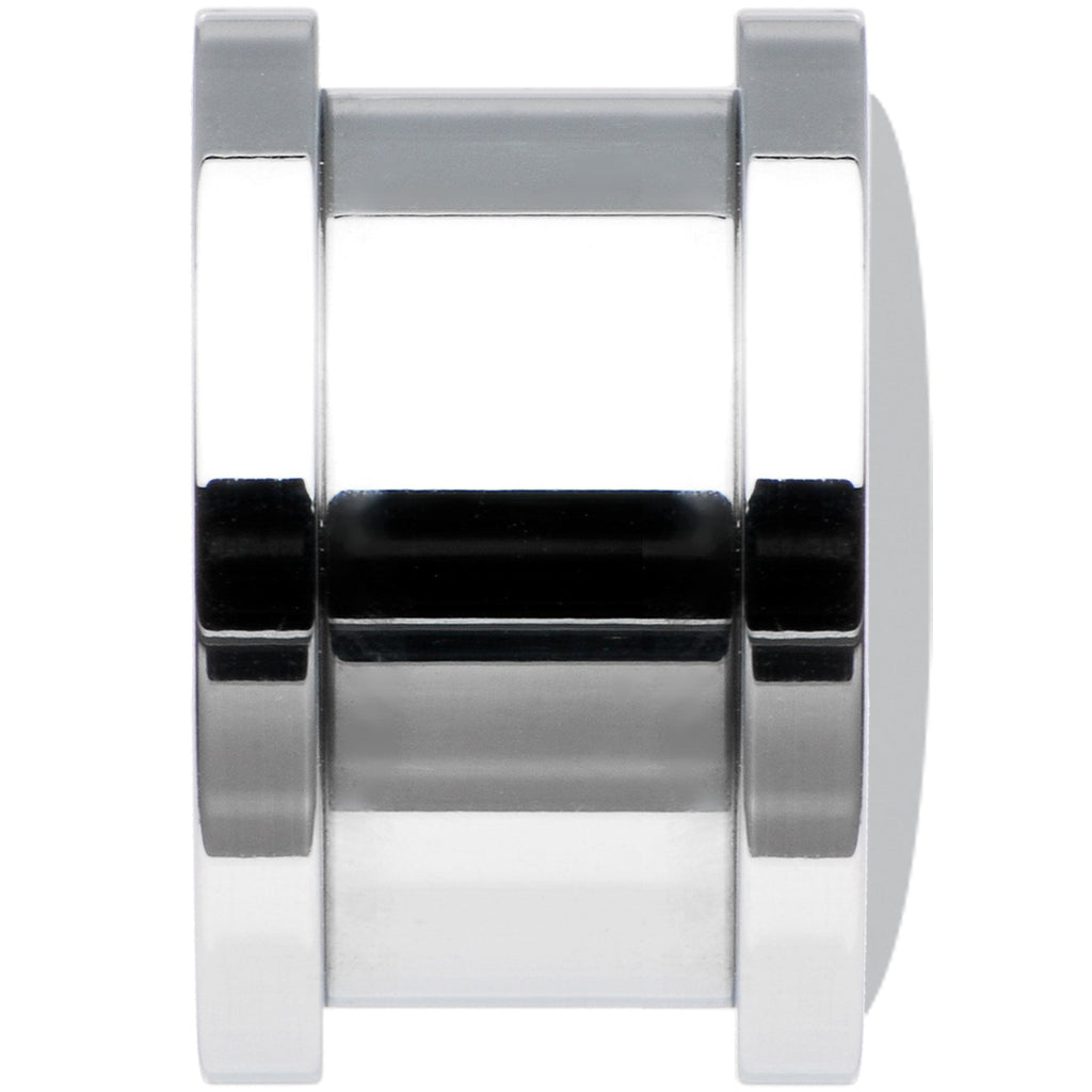 Black White Leopard Eyes Steel Screw Fit Plug Set 1/2