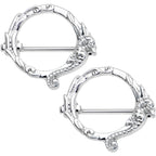 9/16 Frolicking Seahorse Nipple Shield Set