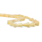 Yellow Aventurine Beads Plain Triangle, 14 inch, 12x10x4mm average